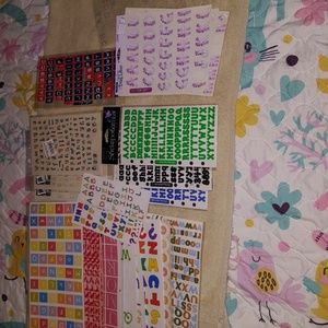 Scrapbooking stickers